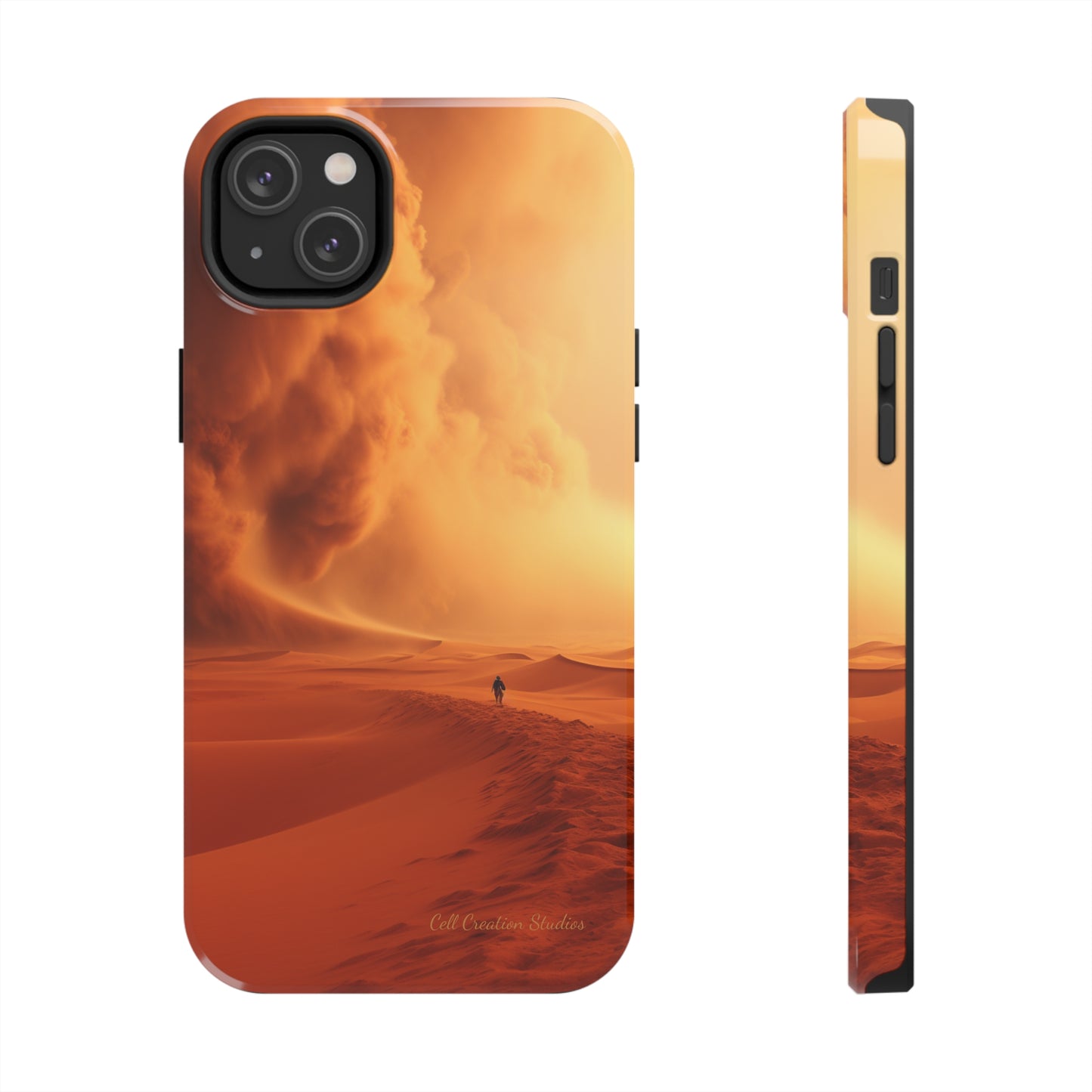 Introducing the "Desert Wanderer" Cell Phone Case – Embark on a Journey through Sand and Storm -Tough Phone Cases