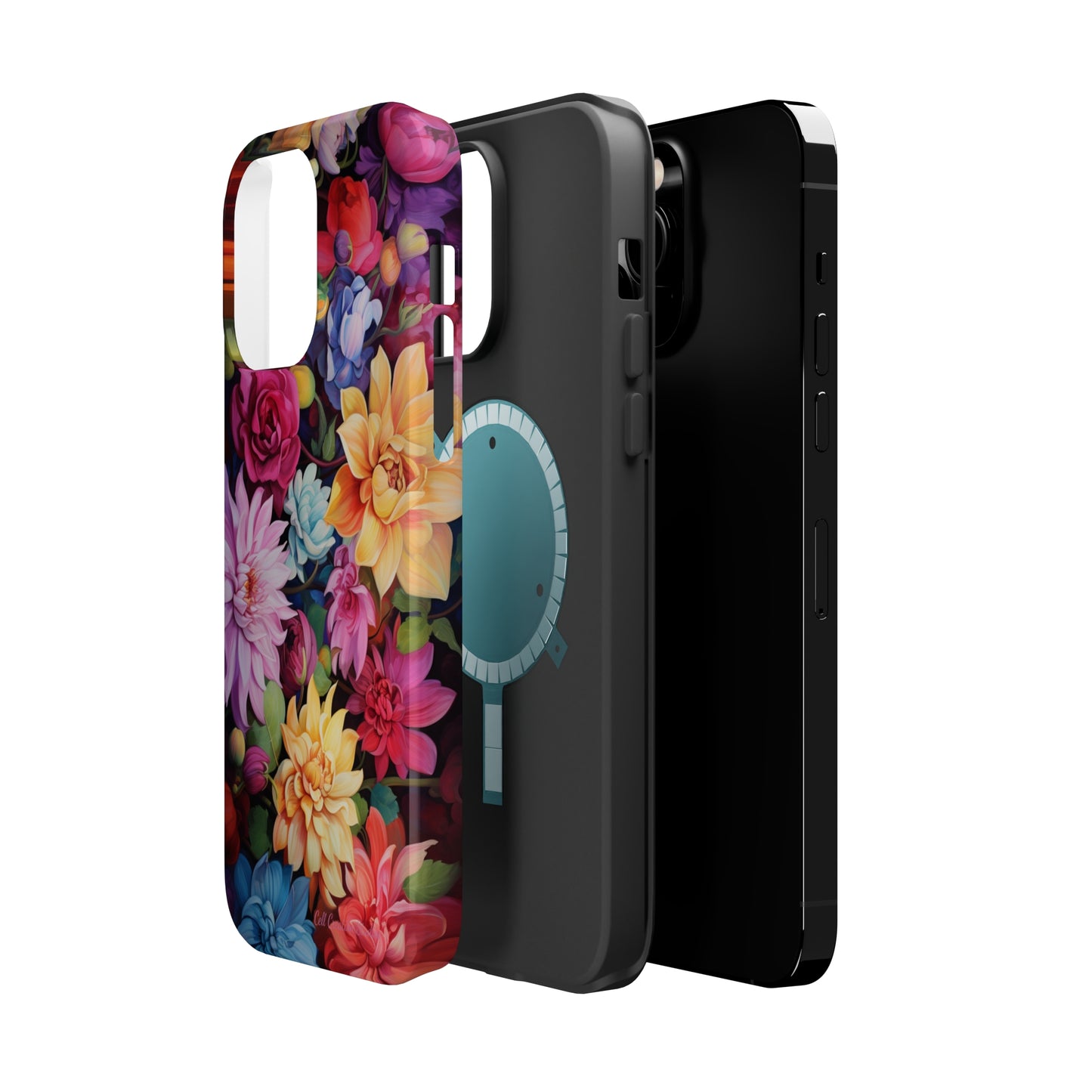 Introducing the "Blossom Beauty" Cell Phone Case – Elevate Your Style with Floral Charm -MagSafe Tough Cases