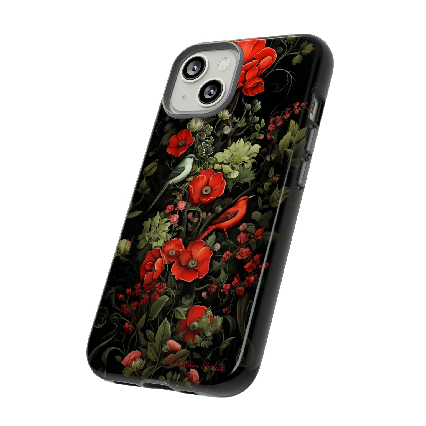 "Floral Serenade Elegance" -Tough iPhone Cases