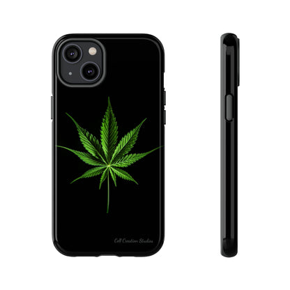 "Cannabis Chic" Marijuana Leaf Phone Case -Tough Cases