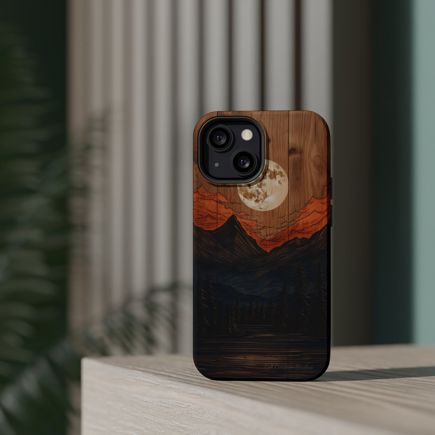 "Elevate Your Style with the Mountain Moonlight Phone Case" -MagSafe Tough Cases