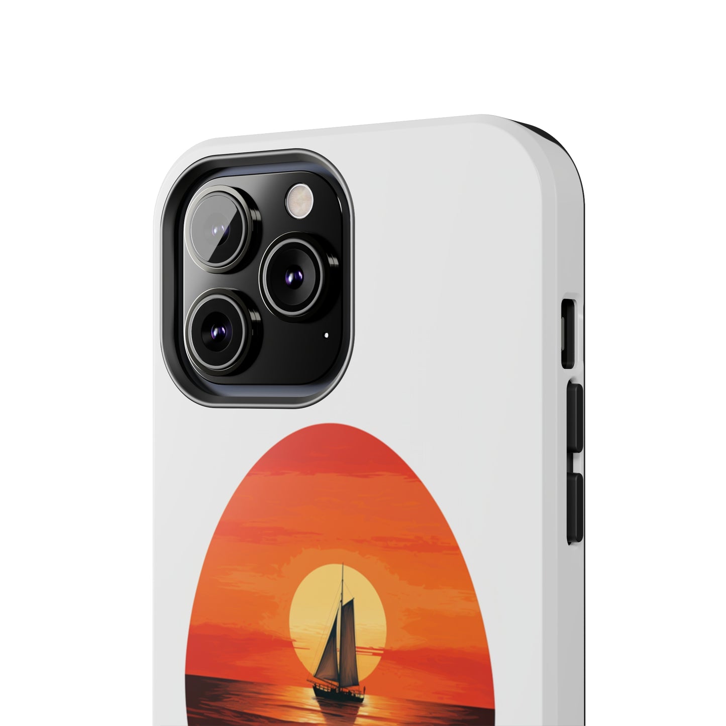 "Sailboat Sunset Serenity" -Tough iPhone Cases