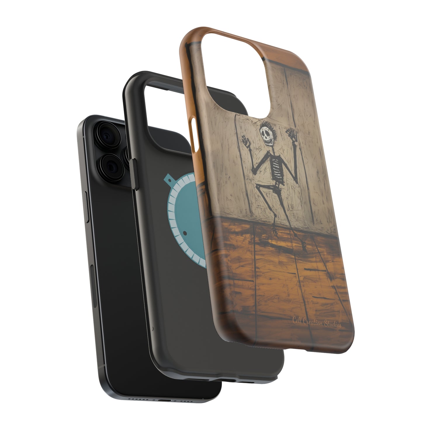 "Groovy Bones Skeleton" -MagSafe Tough iPhone Cases