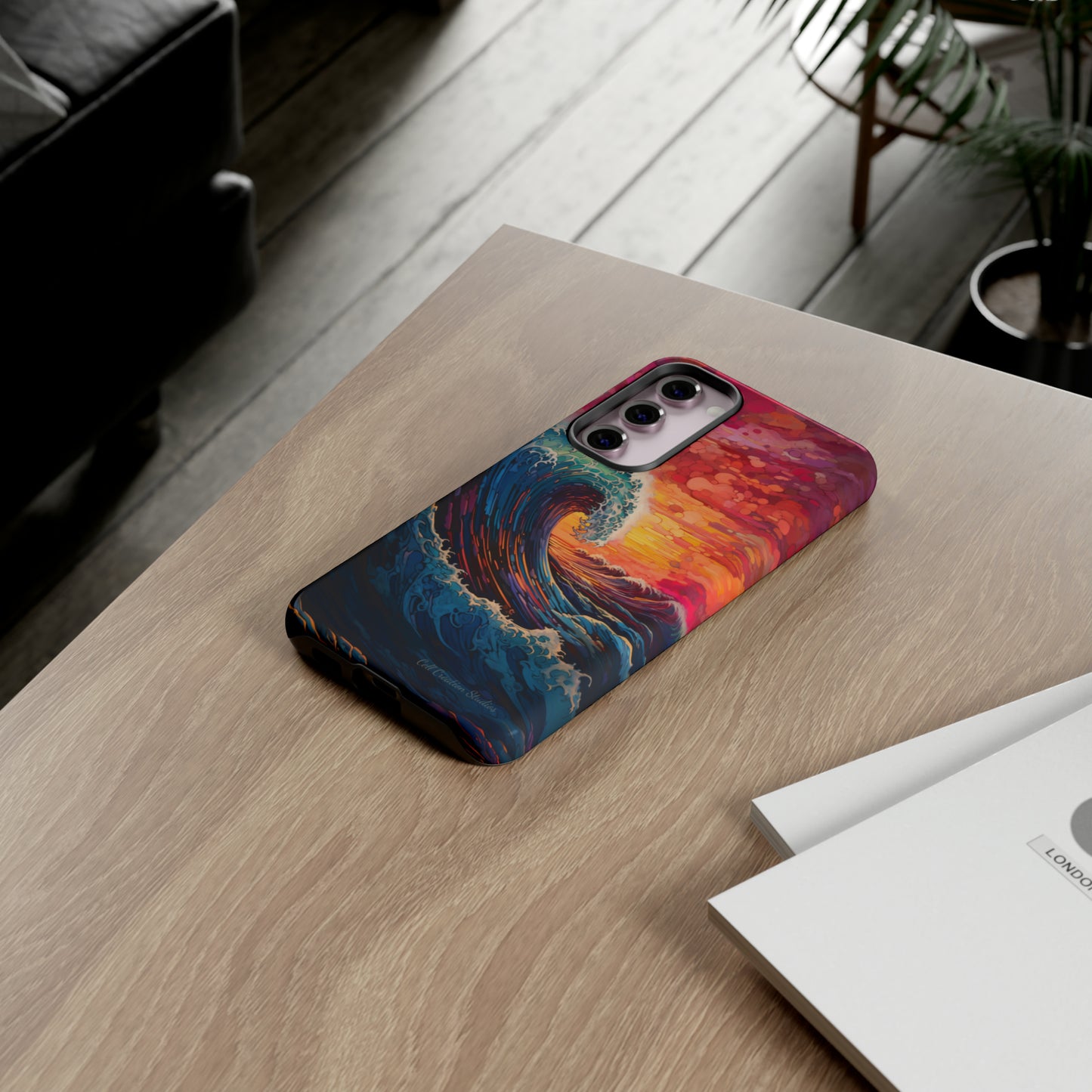 "Colorful Ocean Wave" Cell Phone Case -Tough Cases