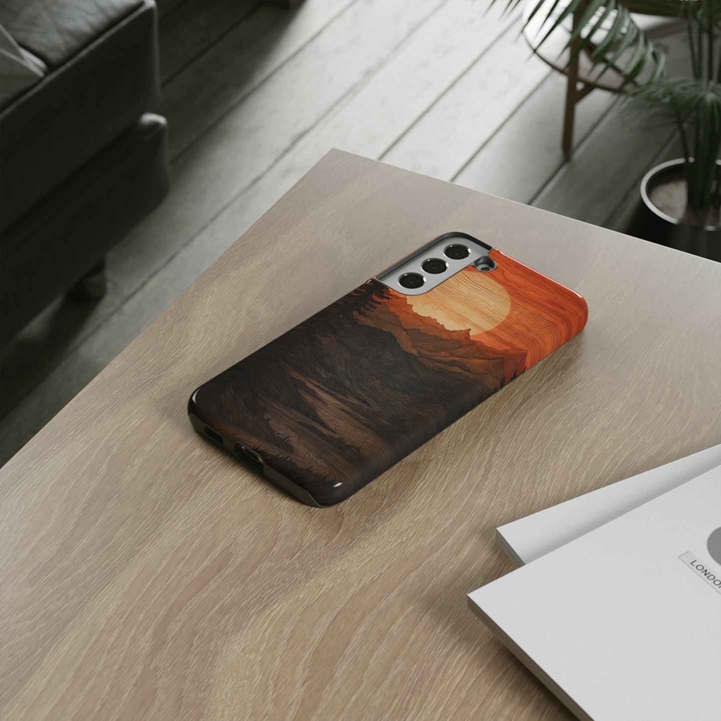 The "Sunset Mountains" Phone Case -Tough Cases