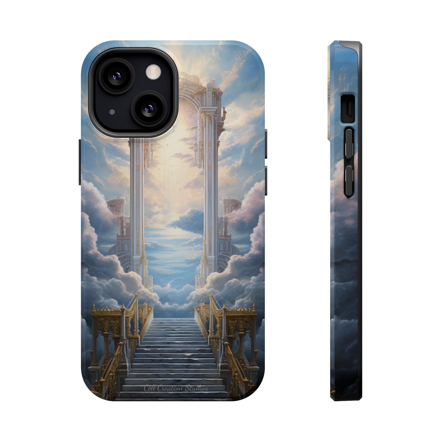 Introducing the "Celestial Gateway" Cell Phone Case – Elevate Your Device with Heavenly Splendor -MagSafe Tough Cases