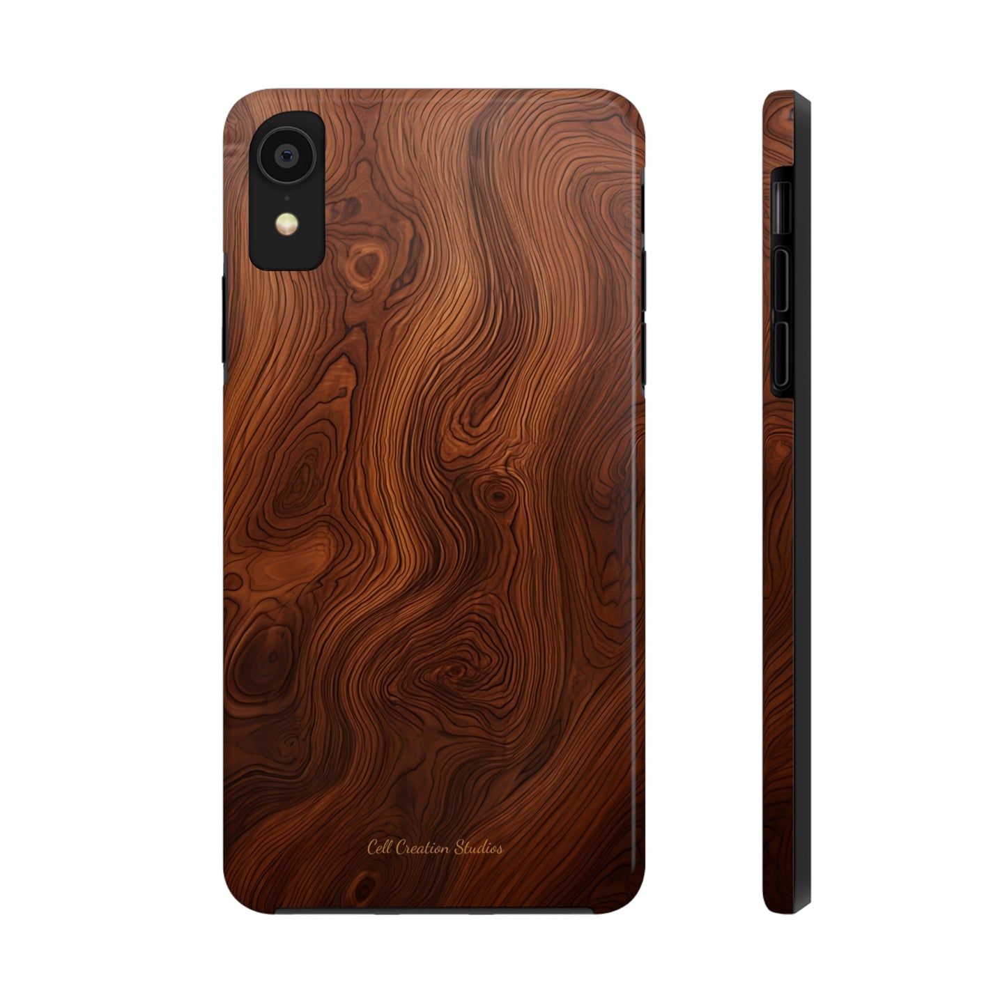 Introducing the "Natural Woodgrain" Cell Phone Case – Embrace Organic Beauty with Wood Pattern Design -Tough Phone Cases