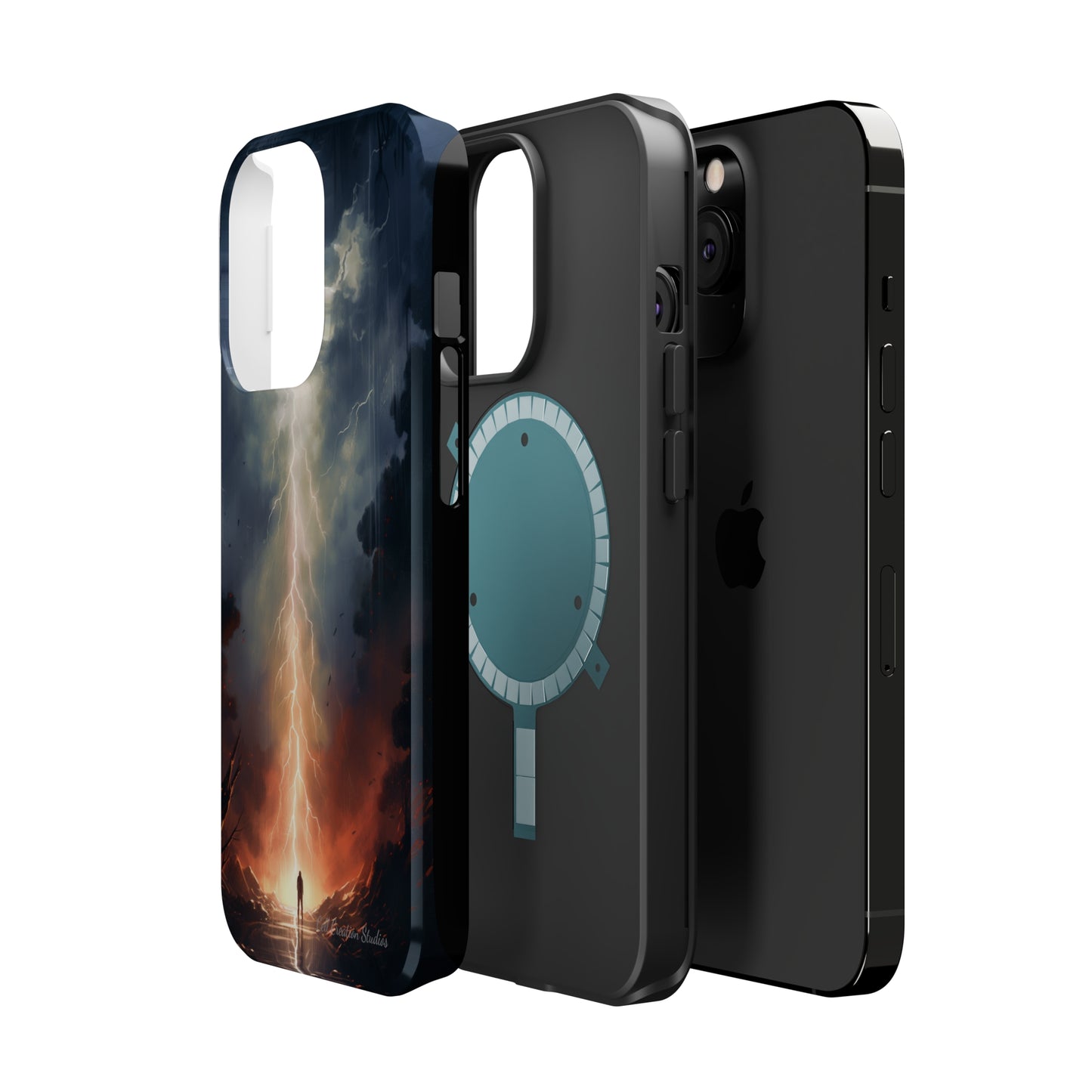 Introducing the "Thunderstrike" Cell Phone Case – Feel the Pulse of the Storm -MagSafe Tough Cases