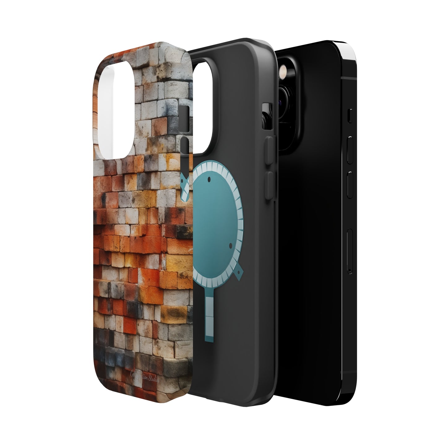 Introducing our "Urban Brickwork" Cell Phone Case – the perfect fusion of style and protection for your device -MagSafe Tough Cases