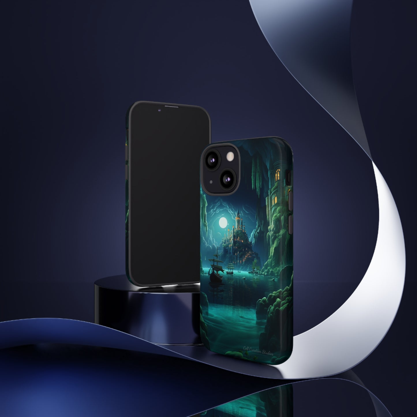 Introducing the "Moonlit Ancient City" Cell Phone Case – Explore Mysteries in the Glow of Moonlight -Tough Cases