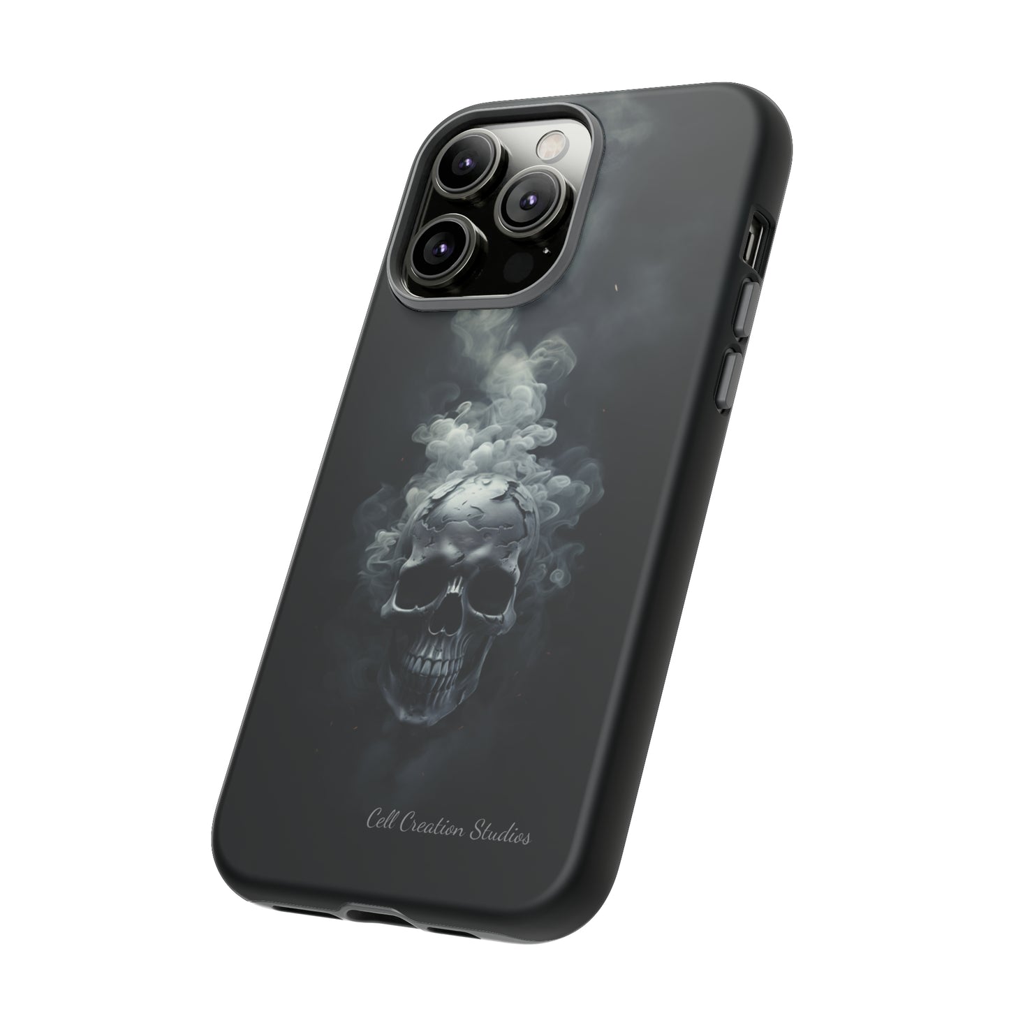 "Ethereal Skull Noir" -Tough iPhone Cases