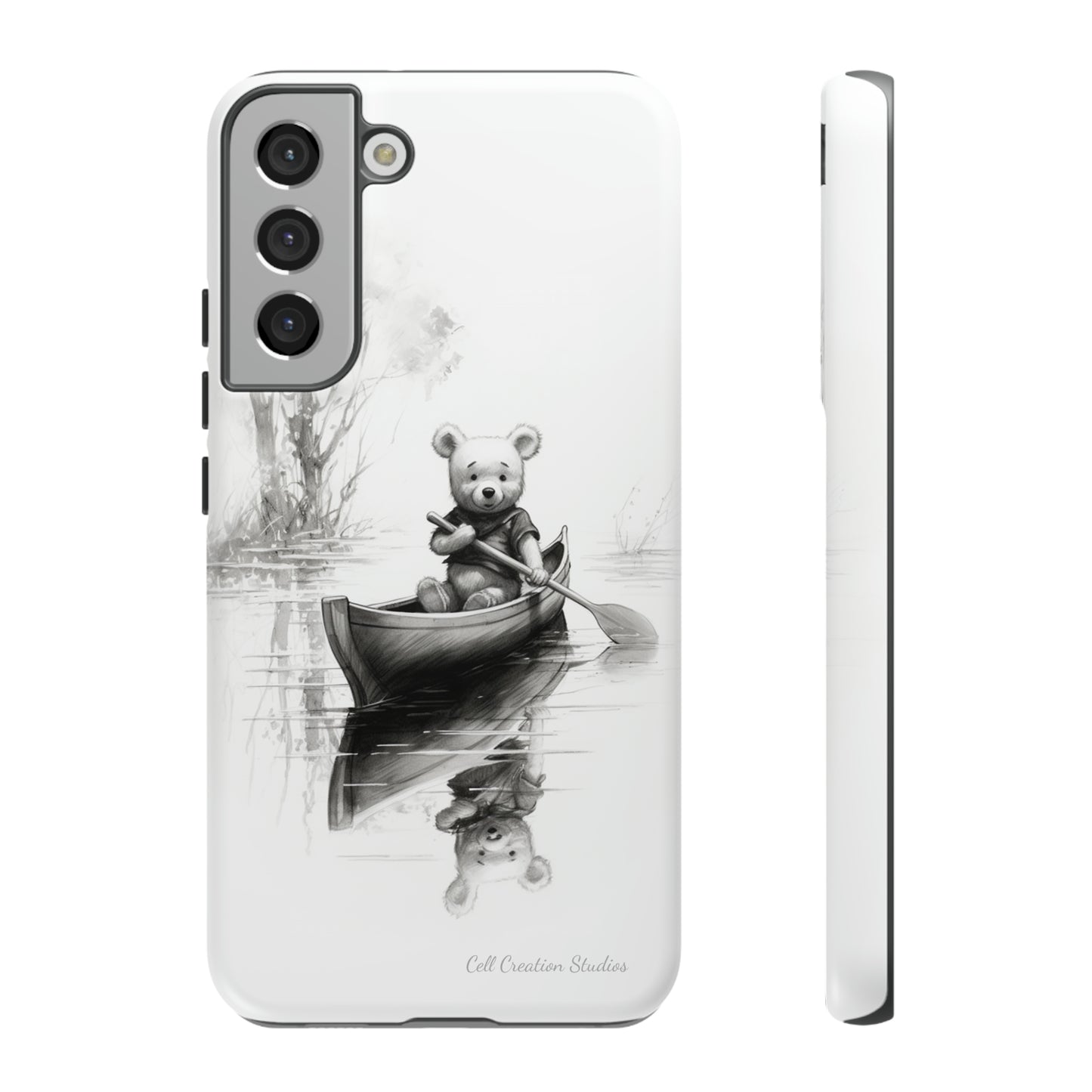 "Winnie-the-Pooh Rowing" Phone Case -Tough Cases