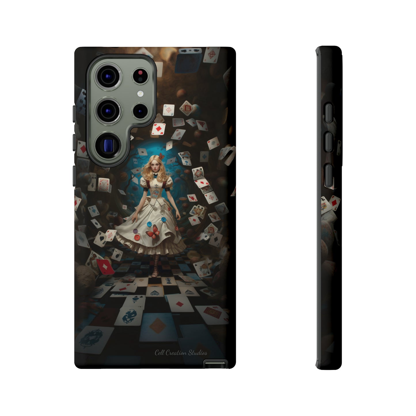 Introducing the "Alice in Wonderland" Cell Phone Case – A Journey Through Imagination -Tough Cases