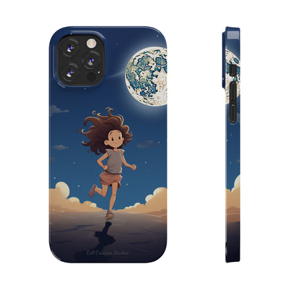 Introducing the "Moonlit Runner" Cell Phone Case – Embrace Adventure with a Captivating Moonlit Design -Slim Phone Cases