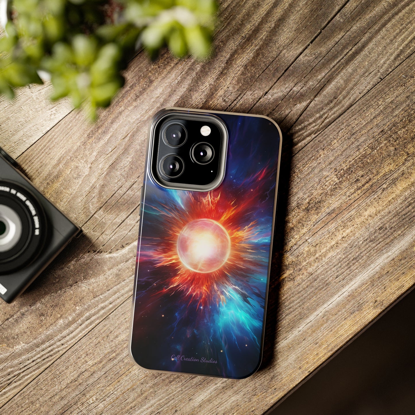 Introducing the "Stellar Cataclysm" Cell Phone Case – Capture the Cosmic Drama of a Neutron Star Explosion! -Tough Phone Cases