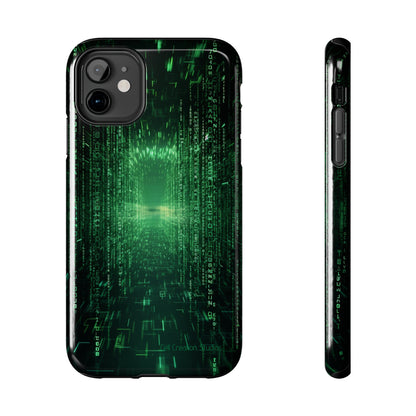 Introducing our "Digital Code Stream" Cell Phone Case – where style meets technology for your device's protection -Tough Phone Cases