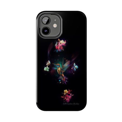 Introducing the "Floral Harmony Hummingbird" Cell Phone Case – Where Elegance Meets Nature -Tough Phone Cases