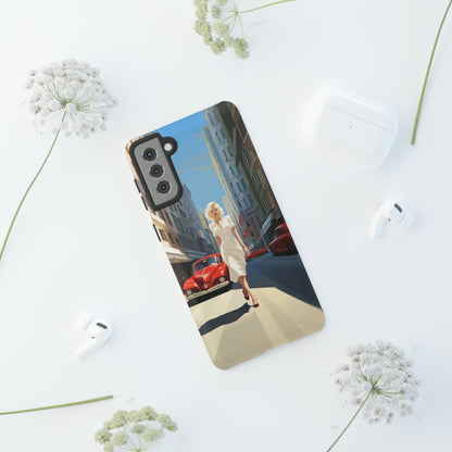 "City Stroll Glamour" Marilyn Monroe Phone Case -Tough Cases