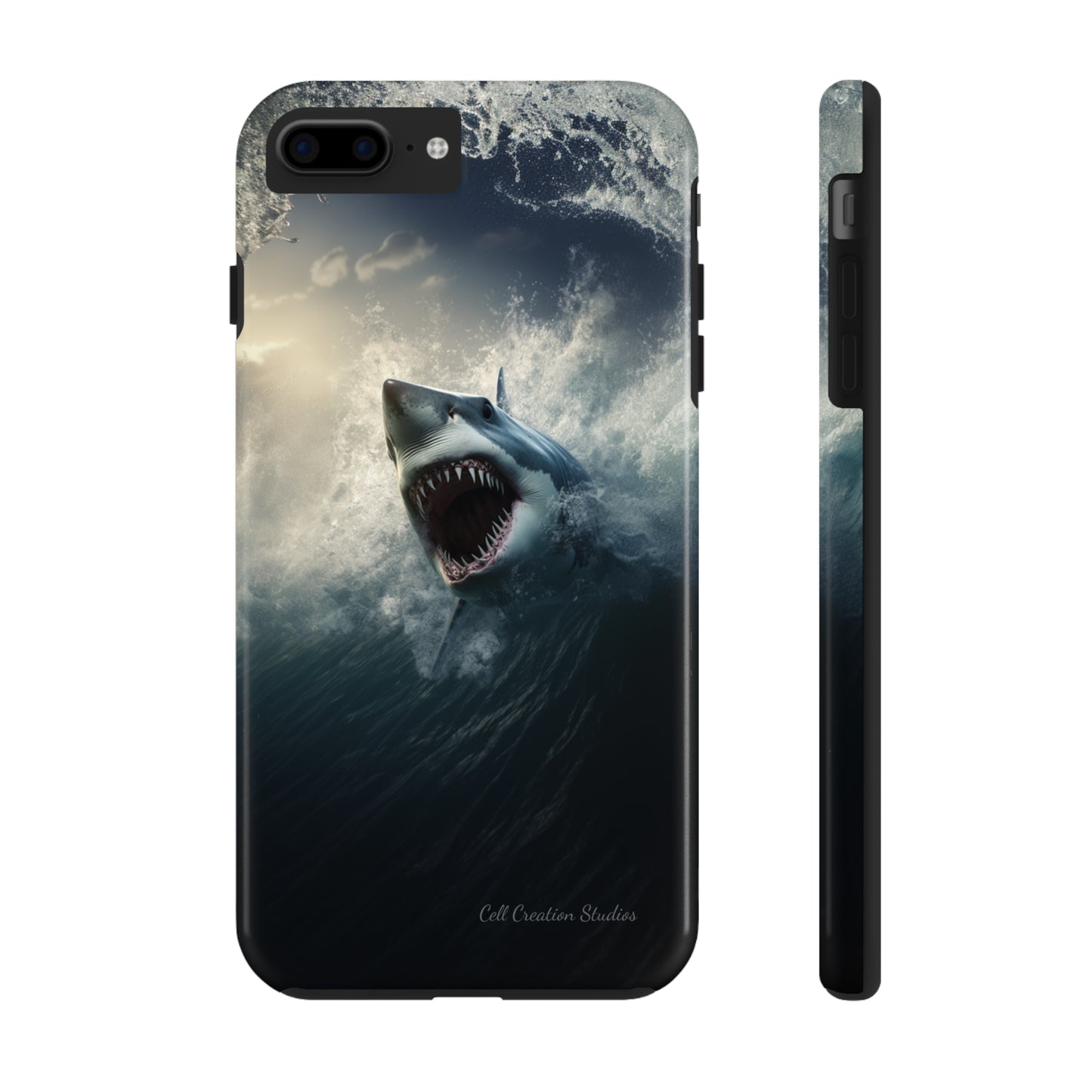 The "Ocean King Great White Shark" Phone Case -Tough Phone Cases