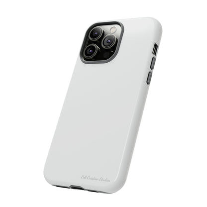 "Pure Elegance White" -Tough iPhone Cases