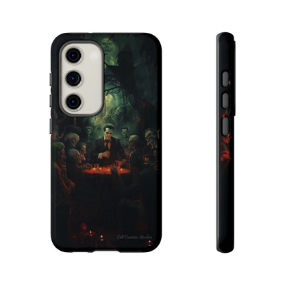 Introducing the "Ghoulish Gala" Cell Phone Case – Dracula's Halloween Soiree -Tough Cases