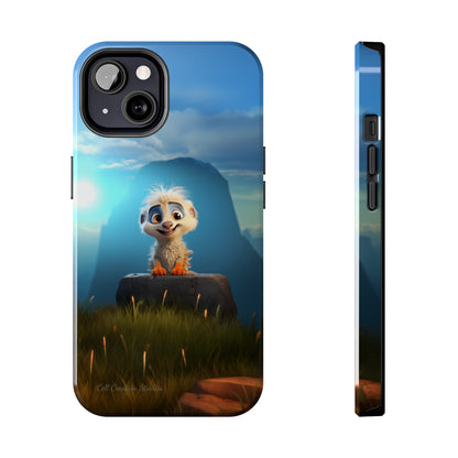 Introducing the "Mountain Explorer Buddy" Cell Phone Case – Embark on Adventures with an Animated Cute Animal -Tough Phone Cases