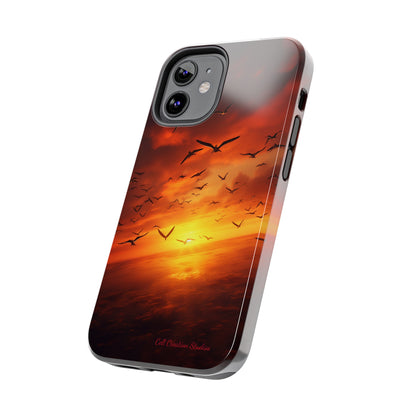 Introducing the "Sunset Soar" Cell Phone Case – Embrace Freedom and Beauty -Tough Phone Cases