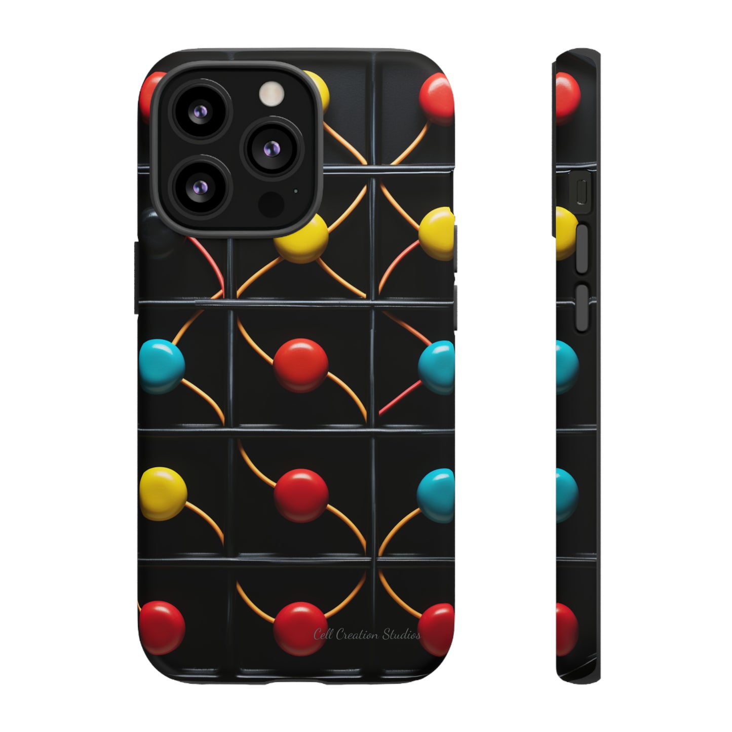 "Vibrant Spheres Fusion" -Tough Phone Cases