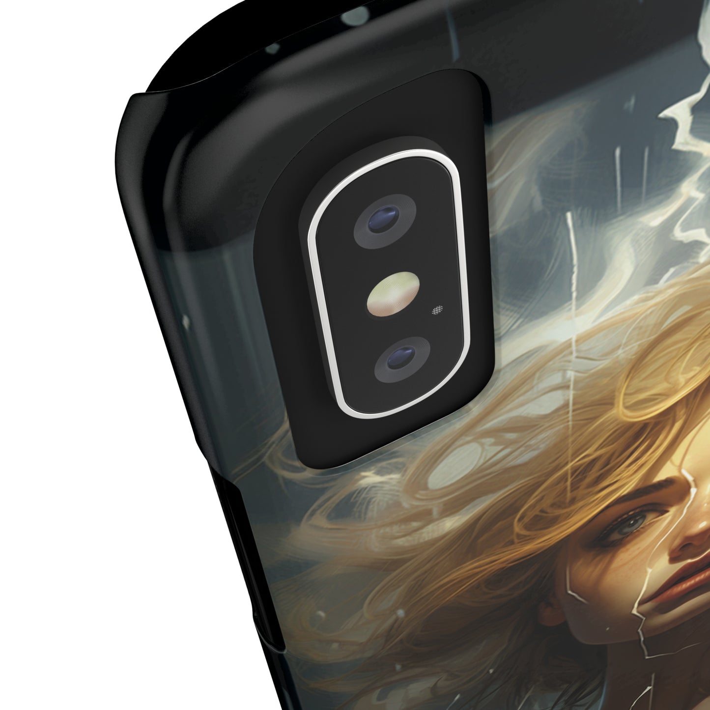 Introducing the "Electrifying Beauty" Cell Phone Case – Sparks of Style and Power -Slim Phone Cases