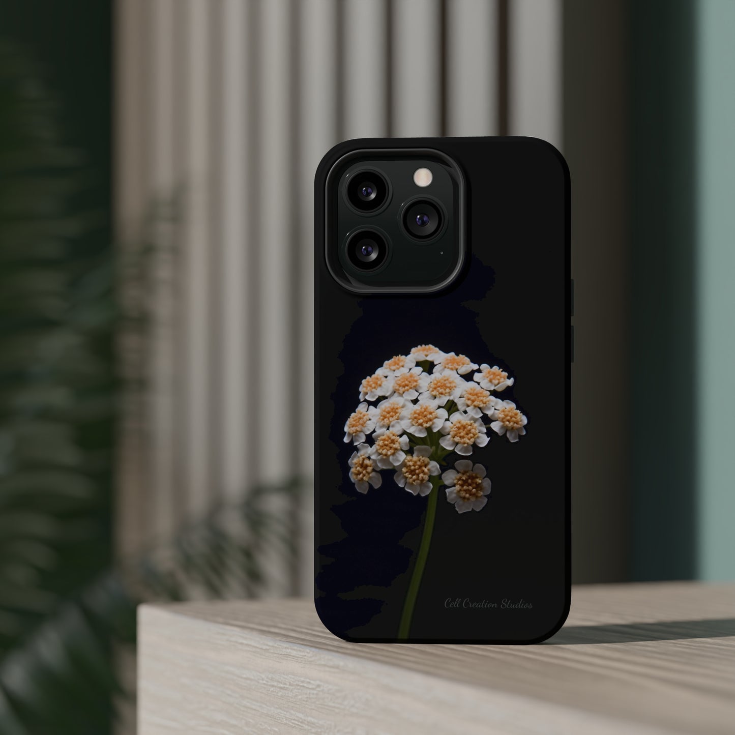 "Elegant Yarrow Bloom" Phone Case -MagSafe Tough Cases