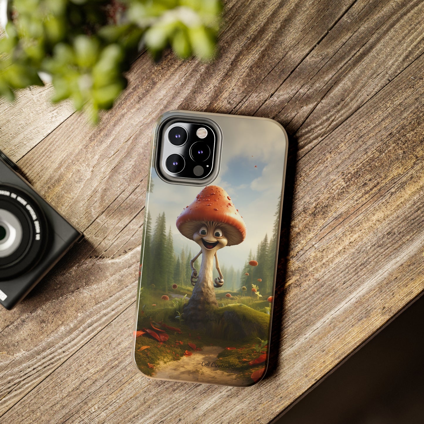 Introducing the "Smiling Mushroom" Cell Phone Case – Spread Joy with Every Glance! -Tough Phone Cases