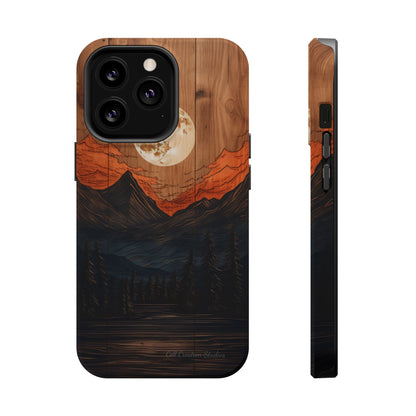 "Elevate Your Style with the Mountain Moonlight Phone Case" -MagSafe Tough Cases