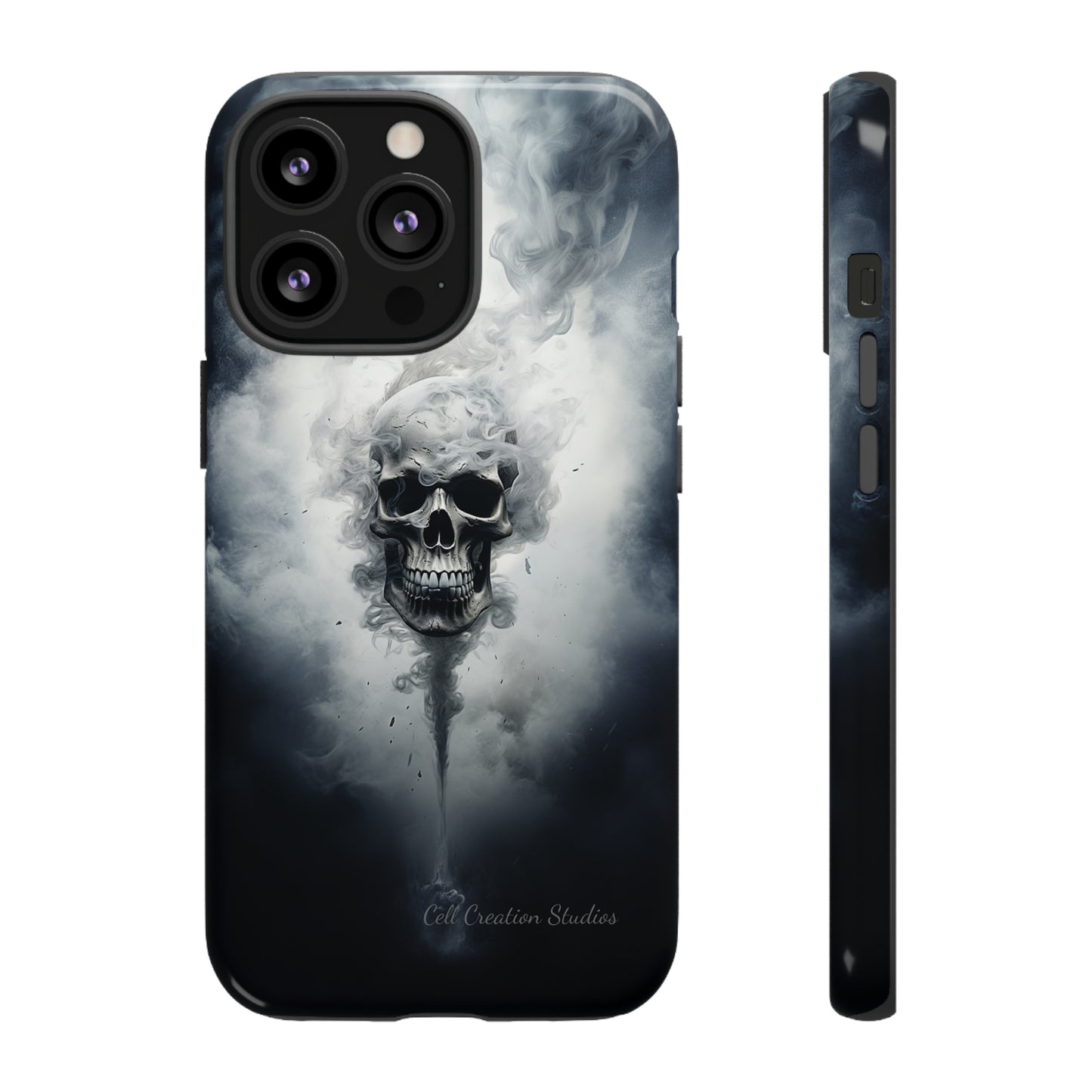 "Mystic Smoke Skull" -Tough iPhone Cases