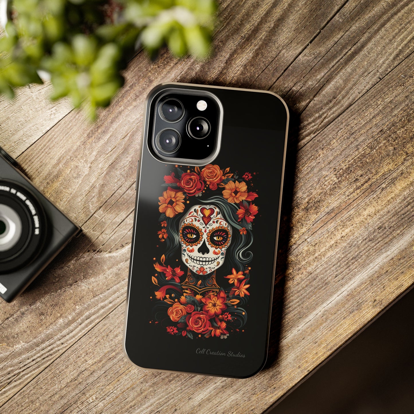 Introducing the "Day of the Dead Fiesta" Cell Phone Case – Celebrate Life in Style -Tough Phone Cases