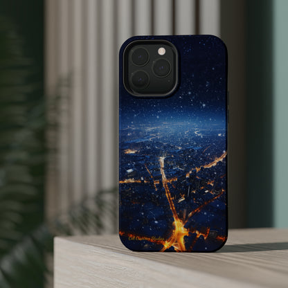 "Urban Snowfall Glow" -MagSafe Tough iPhone Cases