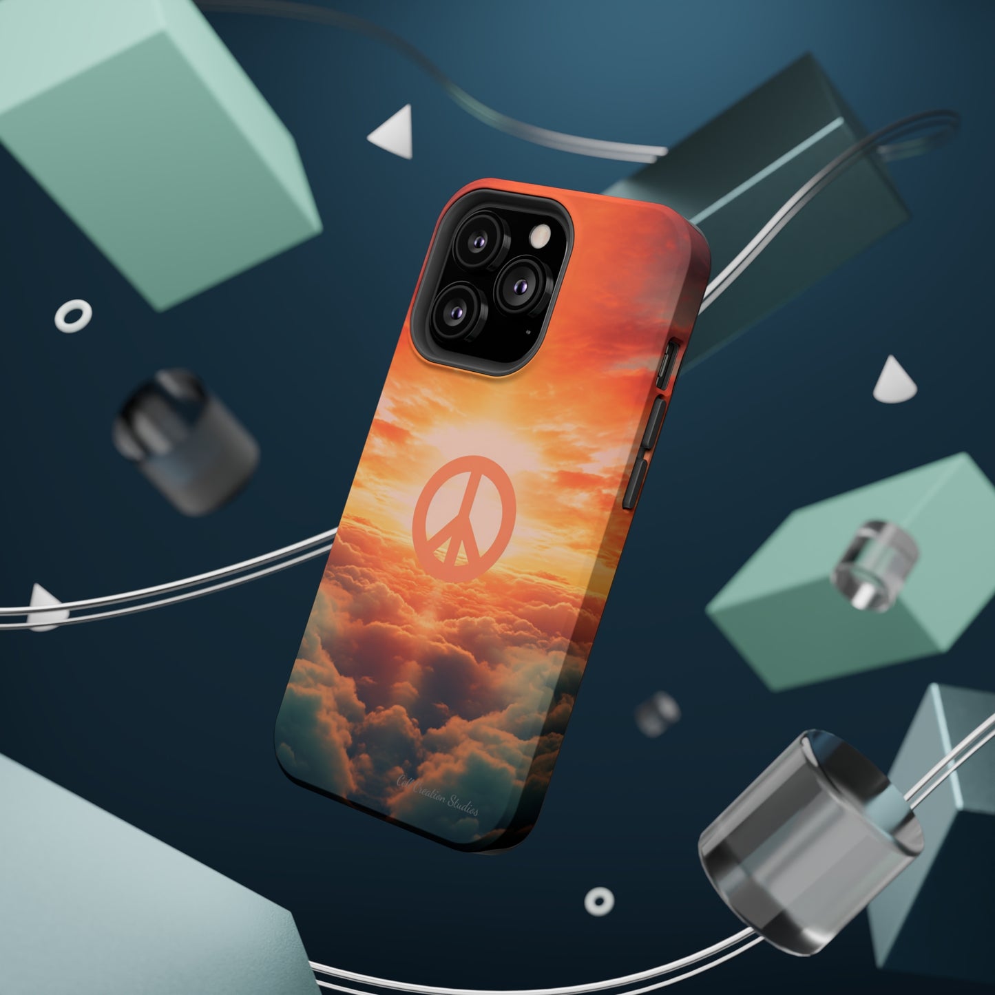 Introducing the "Sky Peace" Cell Phone Case – Carry Tranquility in Your Pocket -MagSafe Tough Cases