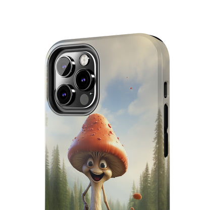 Introducing the "Smiling Mushroom" Cell Phone Case – Spread Joy with Every Glance! -Tough Phone Cases