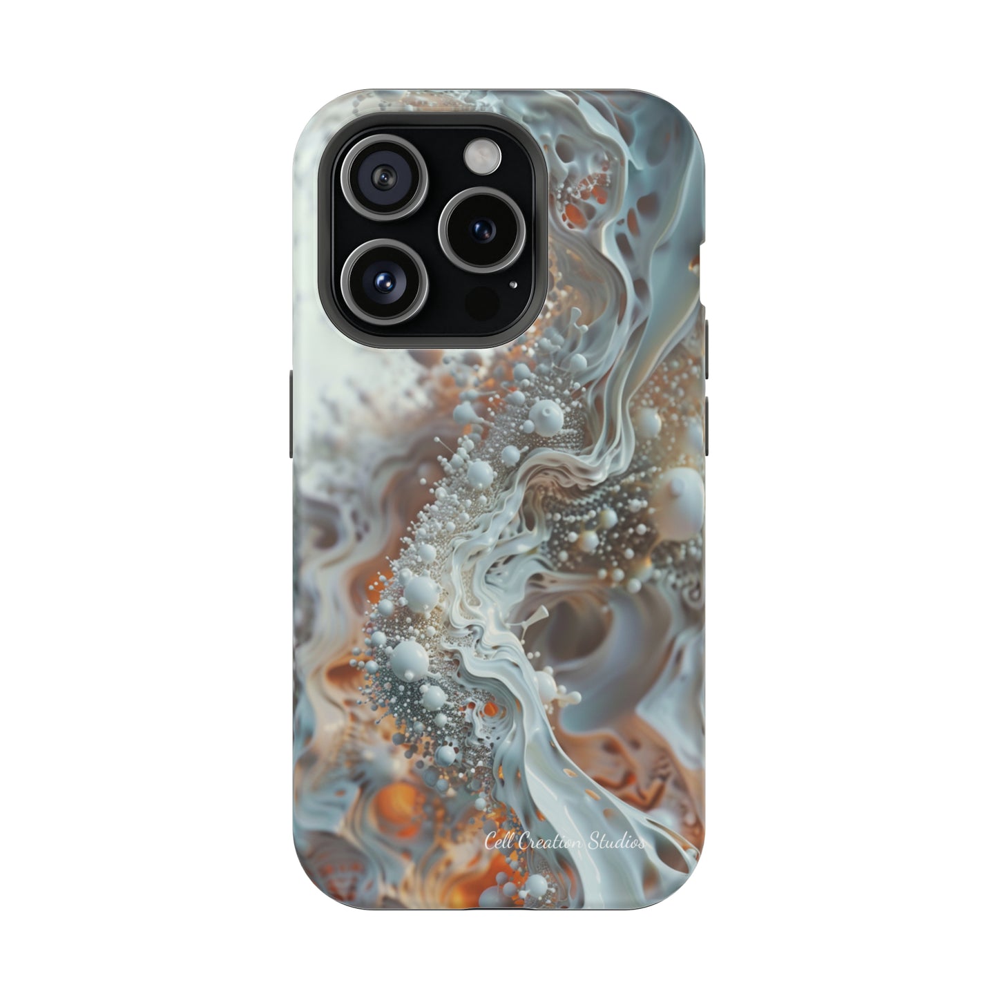 "3D Liquid Splash" -MagSafe Tough iPhone Cases