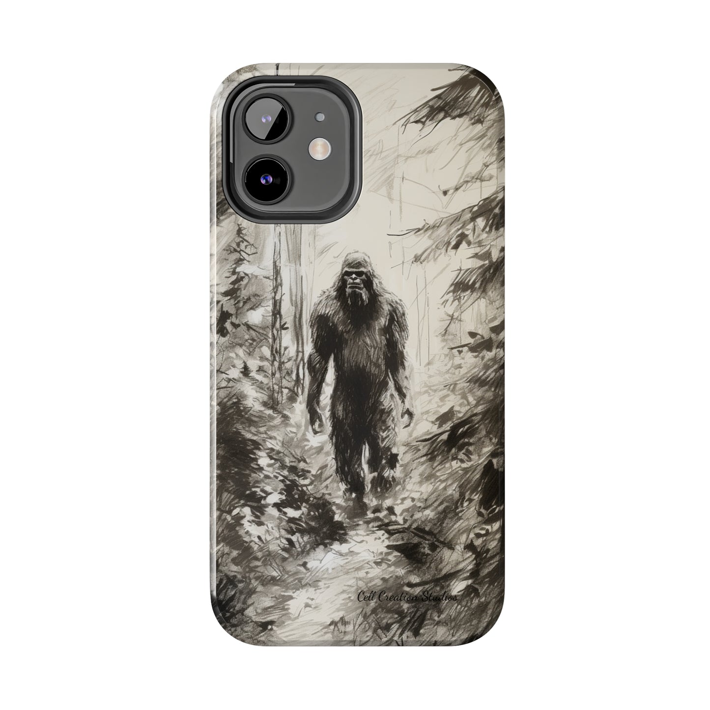 "Bigfoot in the Wilderness" Cell Phone Case – Encounter Bigfoot's Mystery -Tough Phone Cases