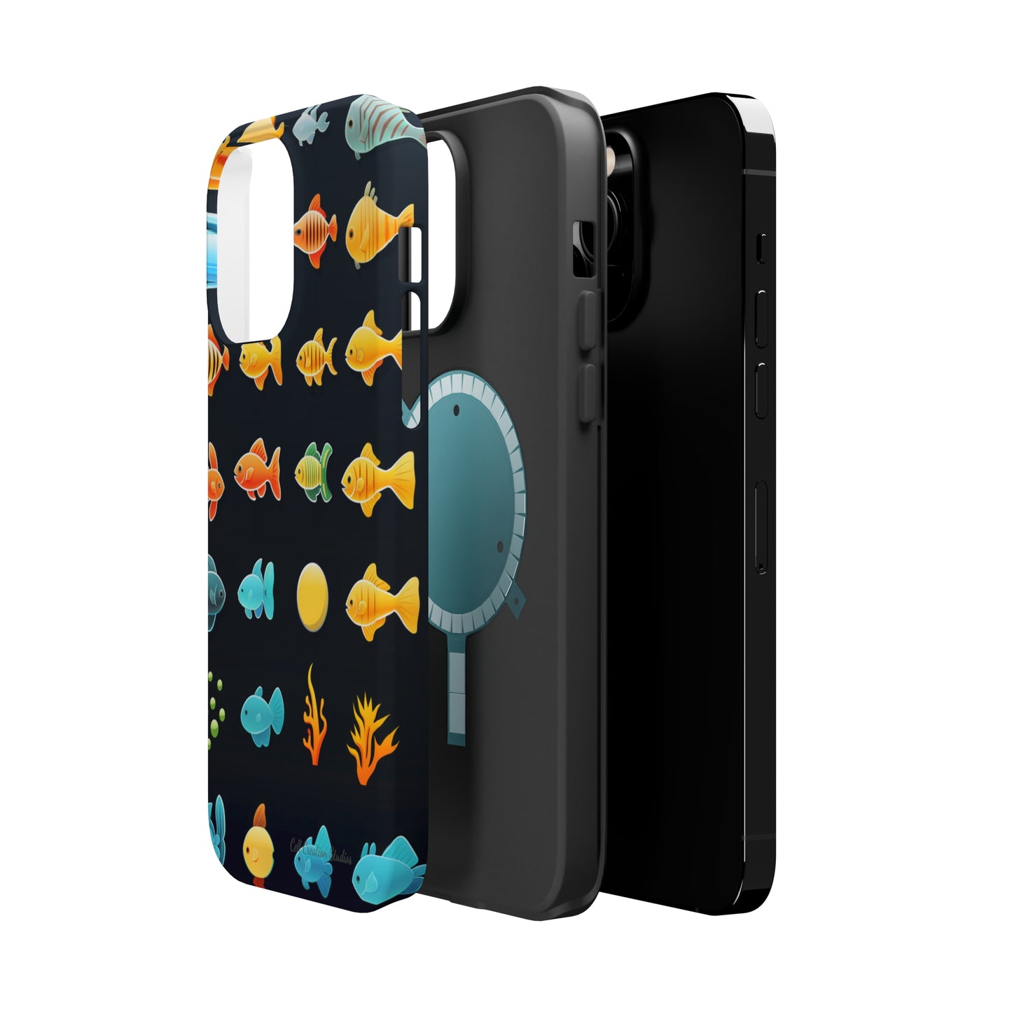 "AquaArt Fish" -MagSafe Tough Phone Cases