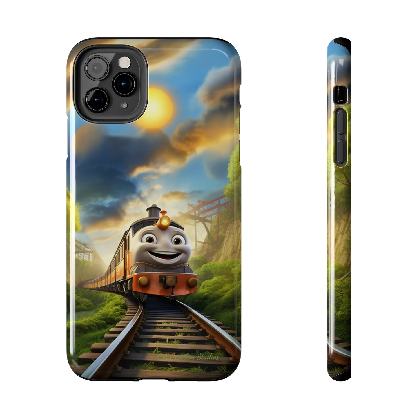 The "Smiling Express Train" Phone Case -Tough Phone Cases