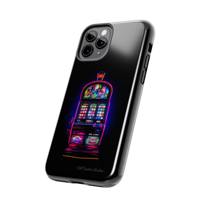 Introducing the "Vibrant Slot Frenzy" Cell Phone Case – Experience the Thrill of Colors and Luck -Tough Phone Cases