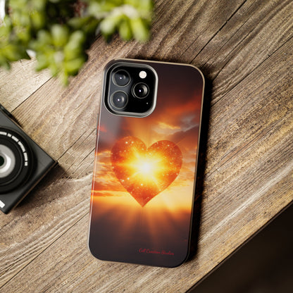 Introducing the "Sunlit Heart" Cell Phone Case – Embrace Love and Radiance -Tough Phone Cases