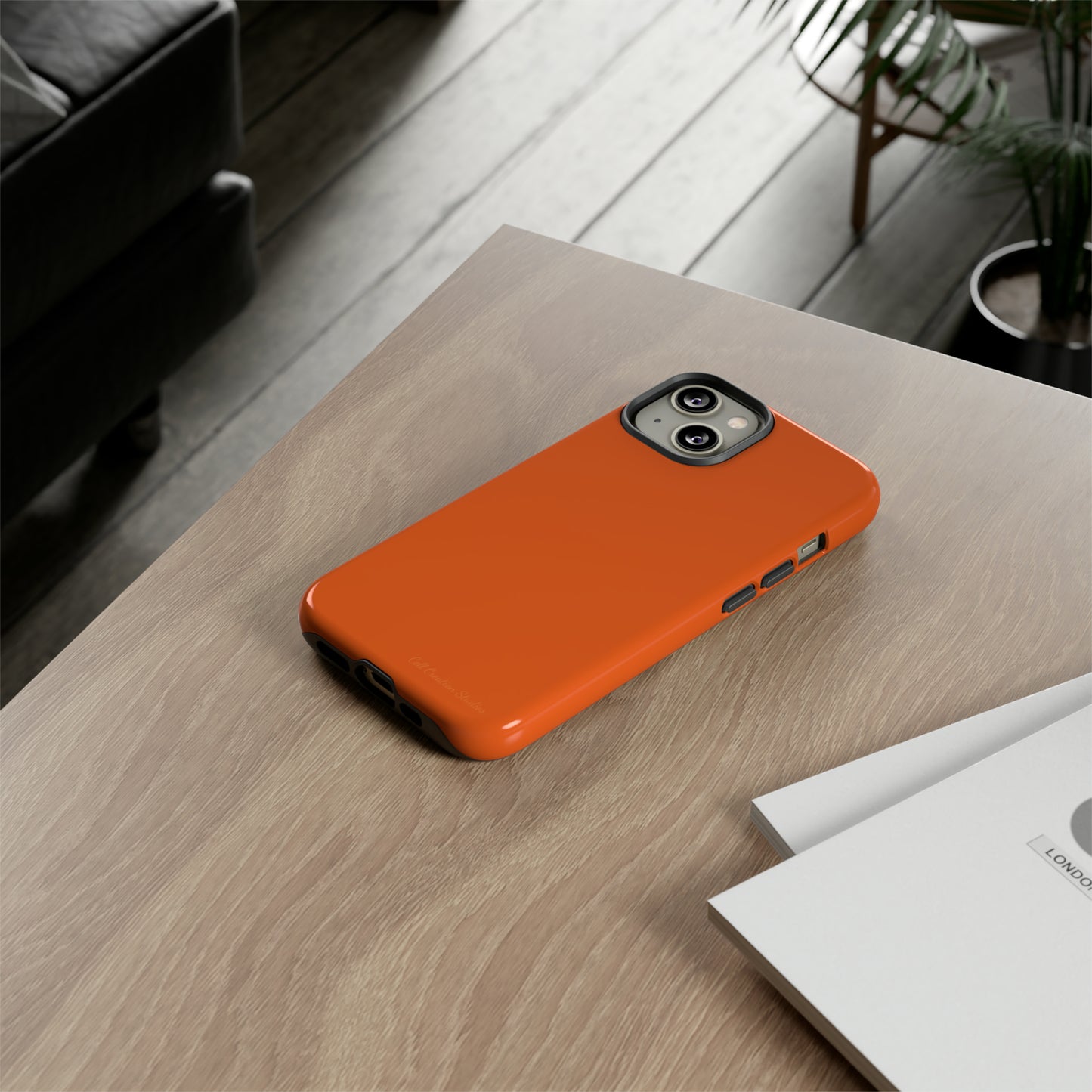 "Orange Burst" -Tough iPhone Cases