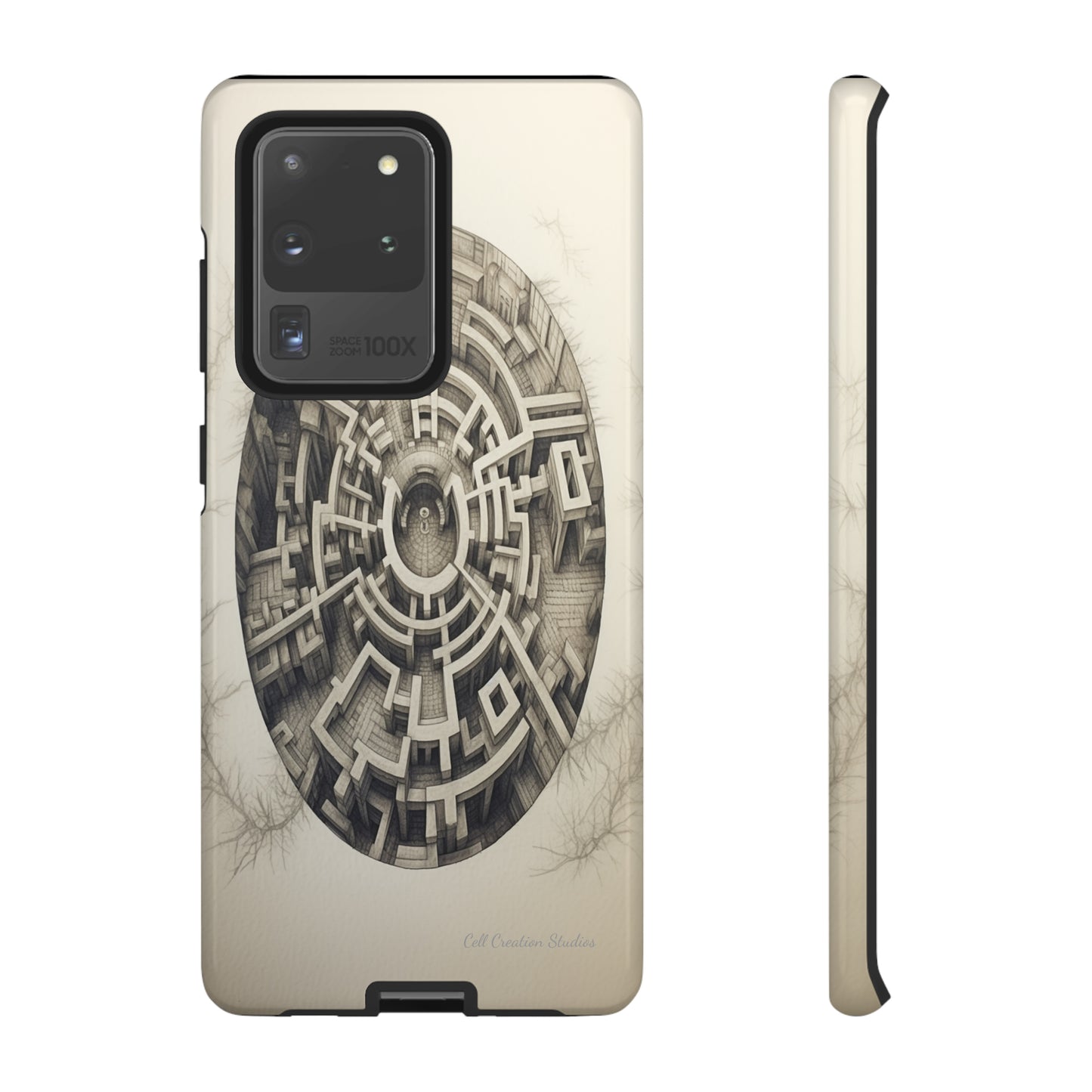 "Discover the Mystery: Maze-Inspired Cell Phone Case" -Tough Cases