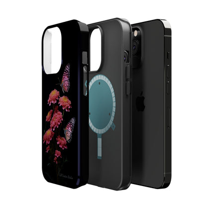 "Achillea Desert Eve Deep Rose & Butterfly" Phone Case -MagSafe Tough Case