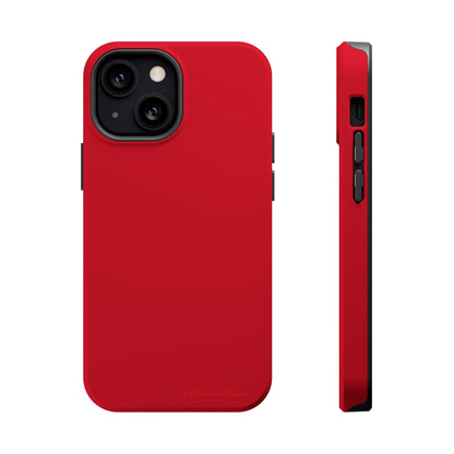 "Bold Crimson Shield" -MagSafe Tough iPhone Cases