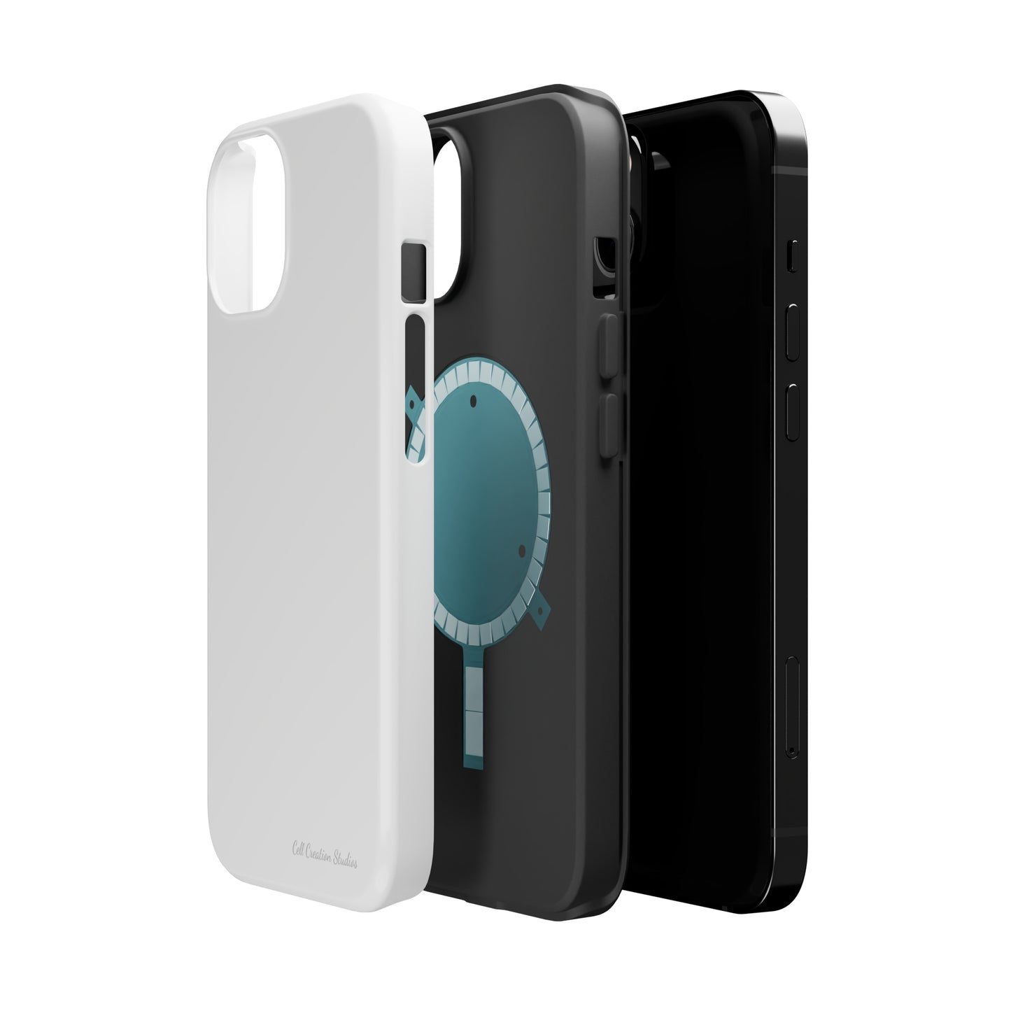 "Pure Elegance White" -MagSafe Tough iPhone Cases