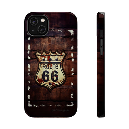 "Retro Route 66" Phone Case -MagSafe Tough Cases