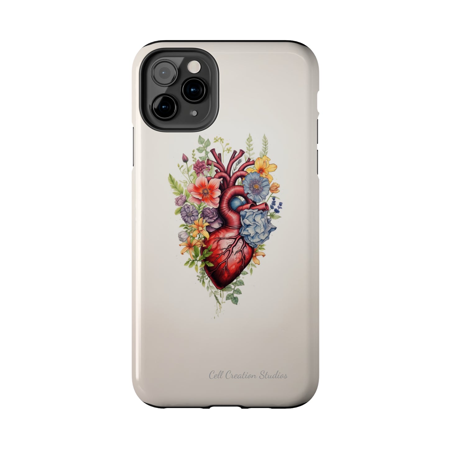 "Blooming Hearts" -Tough iPhone Cases